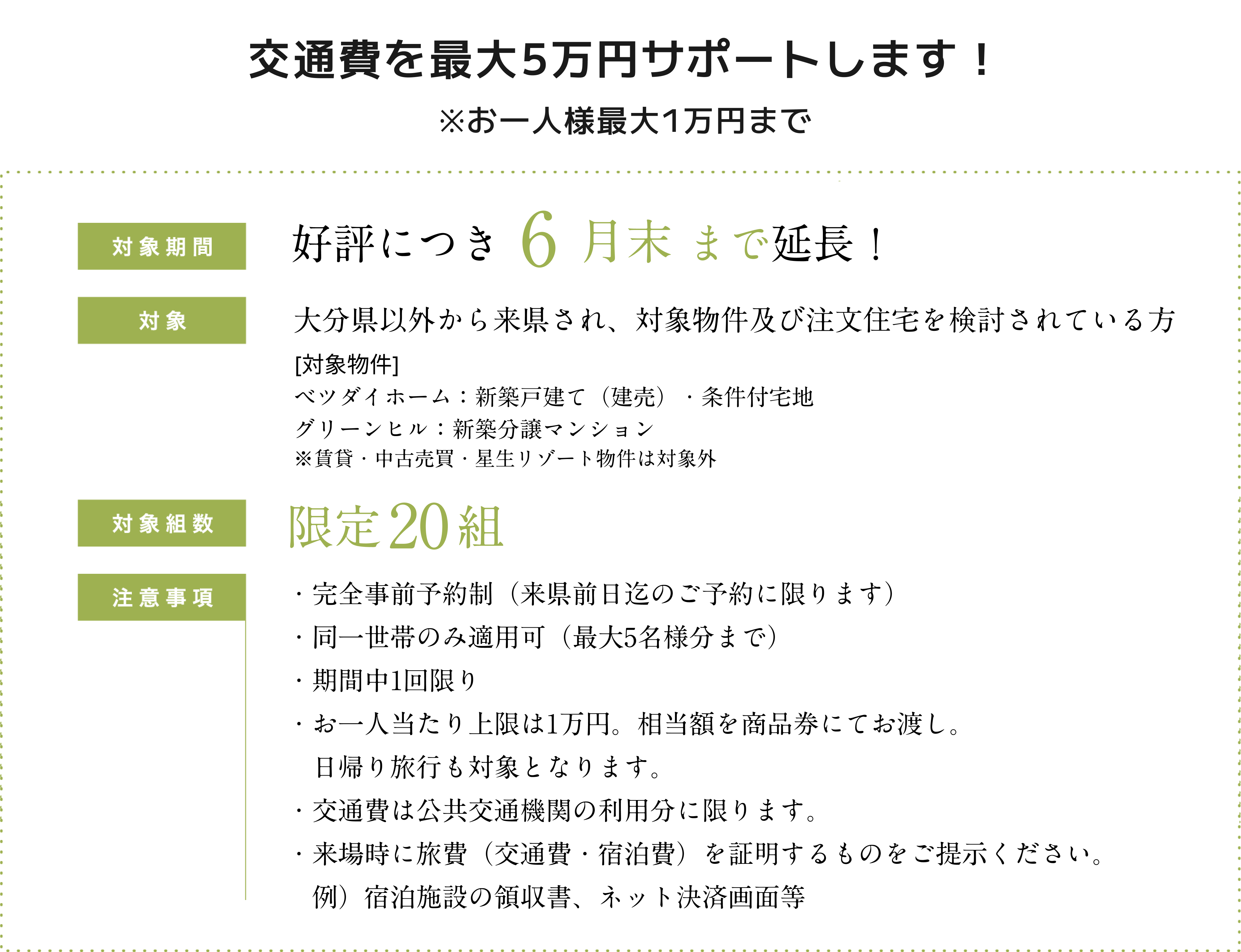 移住キャンペーン対象